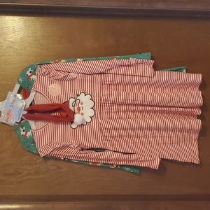 NWT 2 Christmas Holiday Dresses & Hair Accessory Headband Size 8